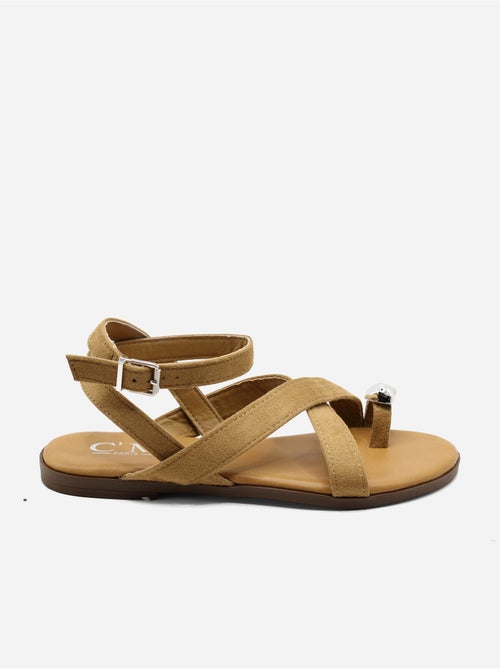 Sandales à brides croisées - C M - Kiabi