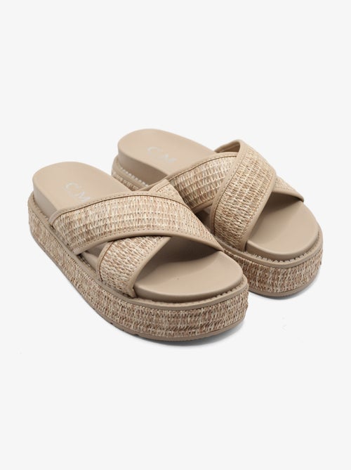 Sandales à brides croisées - Kiabi