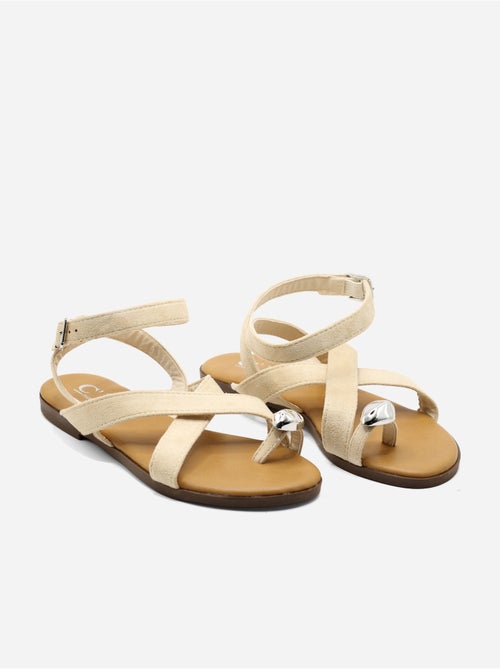 Sandales à brides croisées - Kiabi