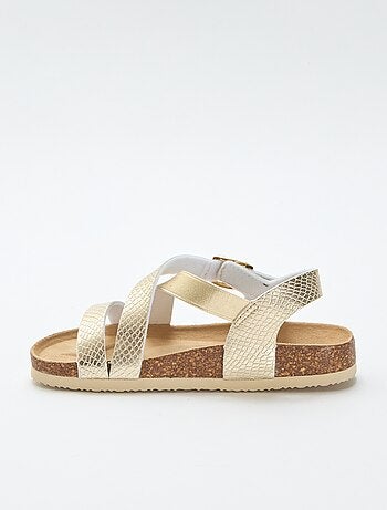 Sandales à brides croisées