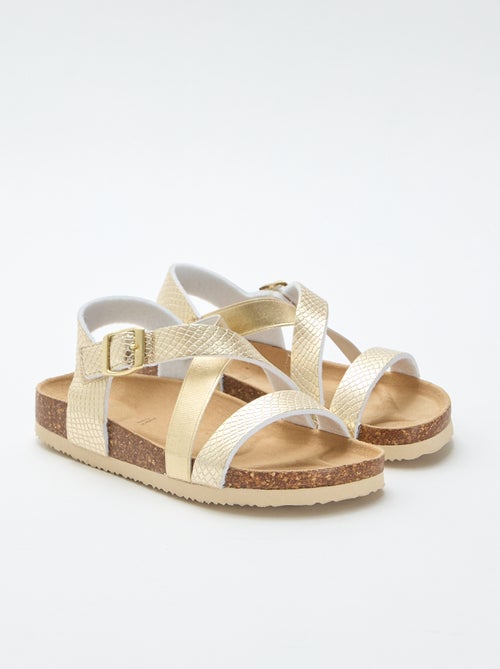 Sandales à brides croisées - Kiabi