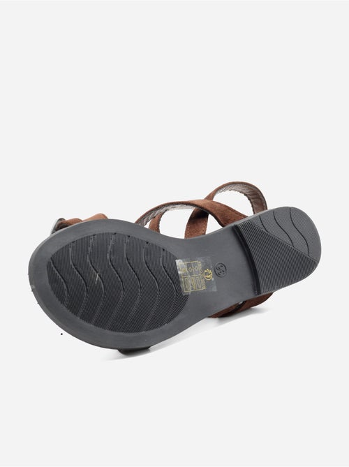 Sandales à brides croisées - Kiabi