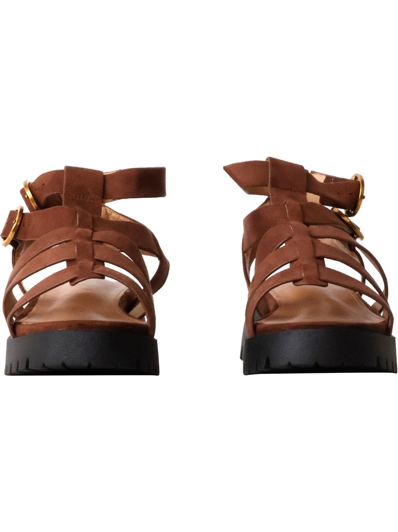 Sandales à Brides Findlay Marron - Kiabi