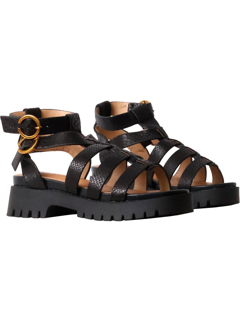 Sandales à Brides Findlay Noir - Kiabi