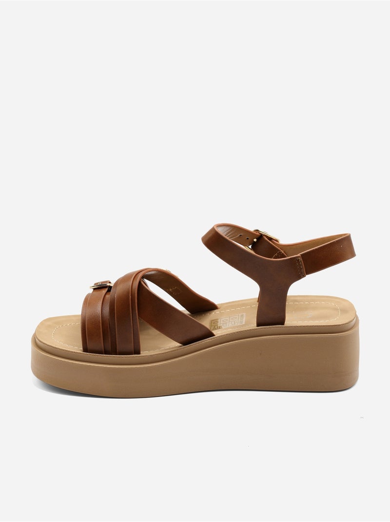 Sandales à brides multiples - C M Camel - Kiabi