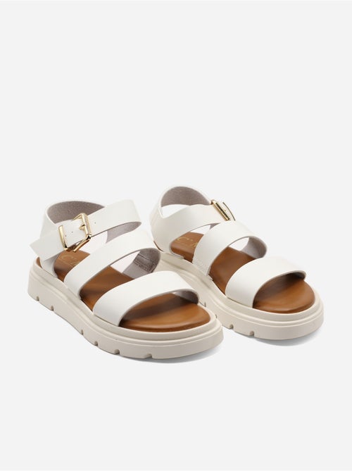 Sandales à brides multiples - Kiabi