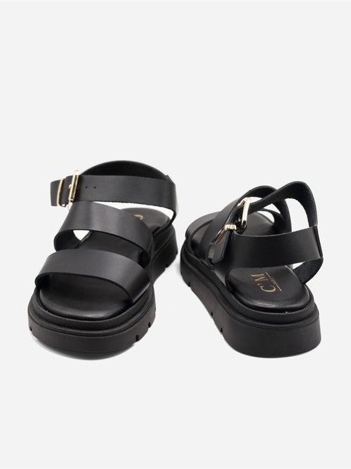 Sandales à brides multiples - Kiabi