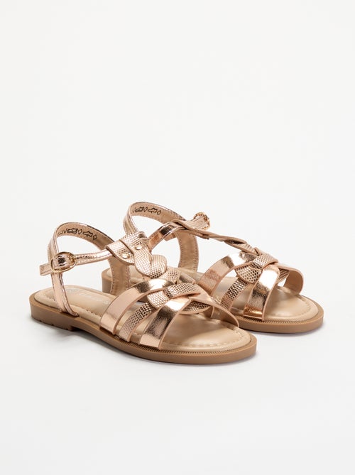 Sandales à brides tressées - Kiabi