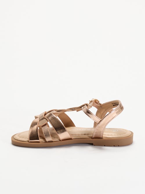 Sandales à brides tressées - Kiabi