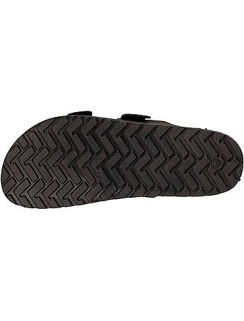 Sandales à brides ultra confortables, semelle intérieure cuir isotoner