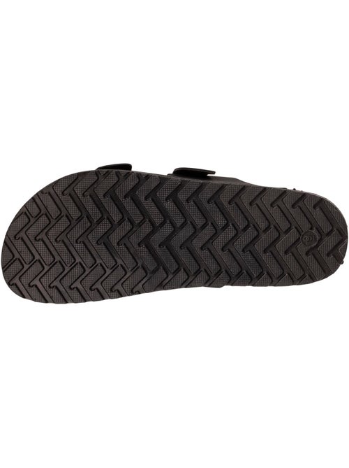 Sandales à brides ultra confortables, semelle intérieure cuir  isotoner - Kiabi