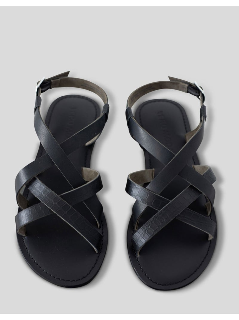 Sandales a brides Vero Moda Noir Noir - Kiabi