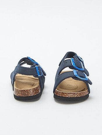 Sandales à double bride avec boucles
