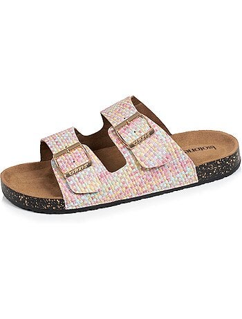 Sandales à doubles brides ultra confortables Isotoner