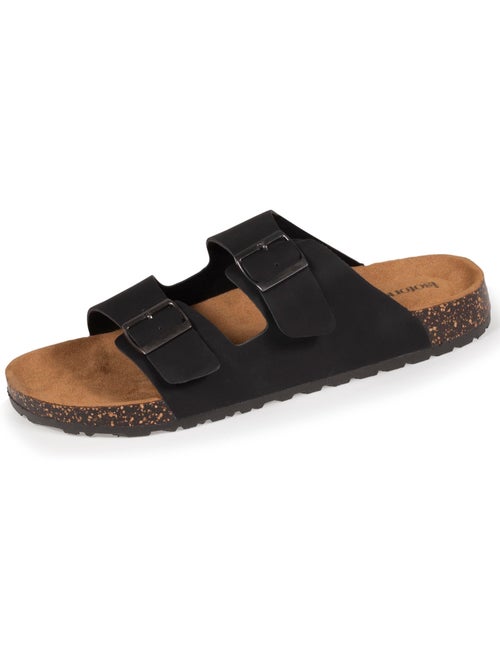 Sandales à doubles bride, semelle intérieur patch talon ultra confortables Isotoner - Kiabi Sandales à doubles bride, semelle intérieur patch talon ultra confortables Isotoner - Kiabi