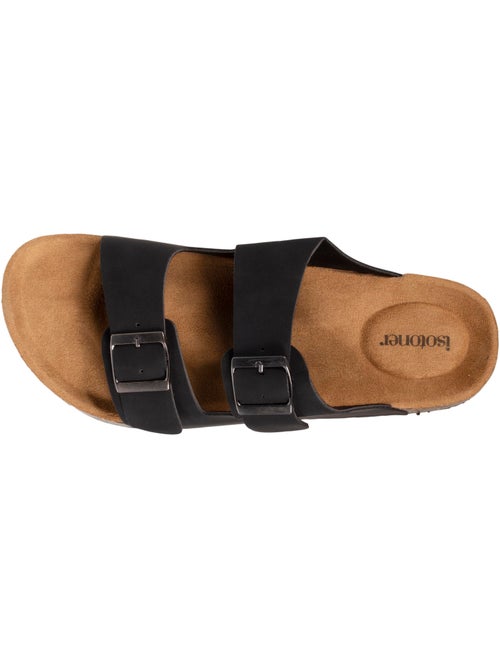 Sandales à doubles bride, semelle intérieur patch talon ultra confortables Isotoner - Kiabi Sandales à doubles bride, semelle intérieur patch talon ultra confortables Isotoner - Kiabi