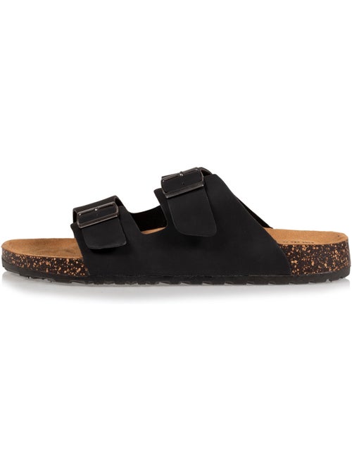 Sandales à doubles bride, semelle intérieur patch talon ultra confortables Isotoner - Kiabi Sandales à doubles bride, semelle intérieur patch talon ultra confortables Isotoner - Kiabi