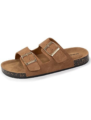 Sandales à doubles brides ultra confortables Isotoner