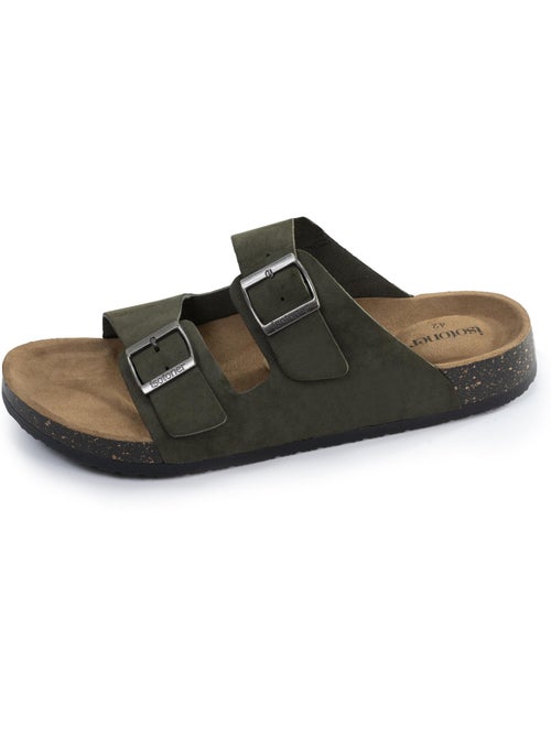 Sandales à doubles brides ultra confortables Isotoner - Kiabi Sandales à doubles brides ultra confortables Isotoner - Kiabi