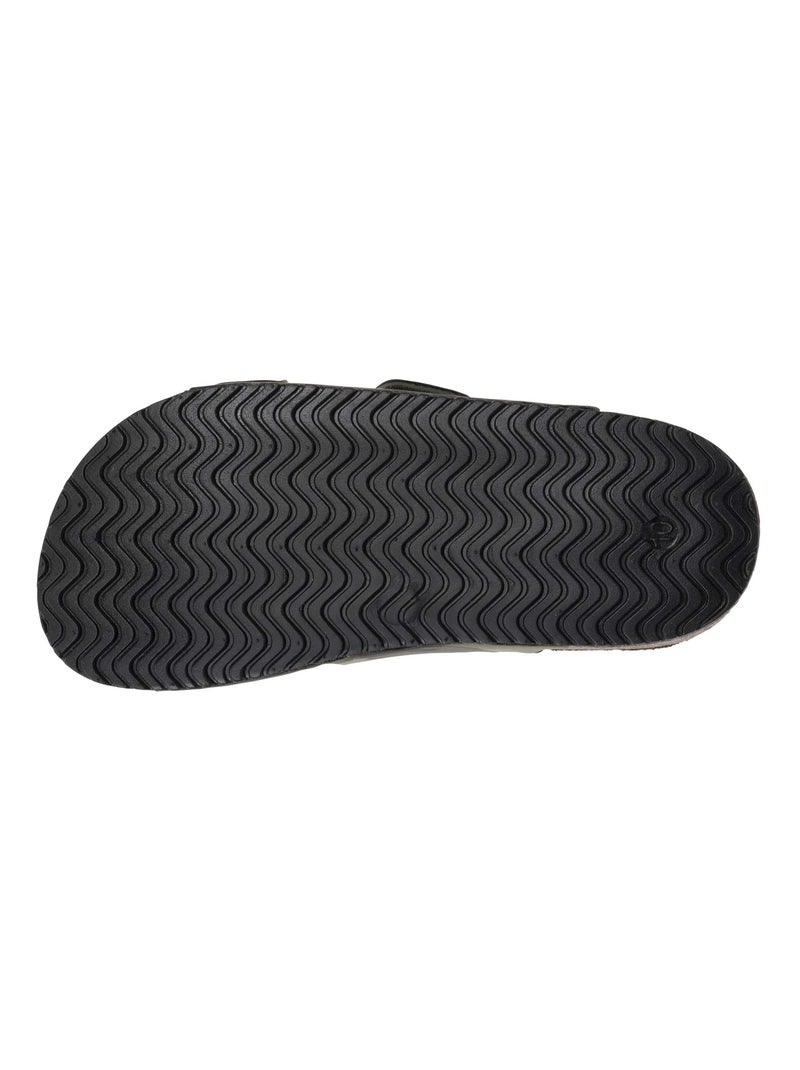 Sandales à doubles brides ultra confortables  Isotoner Vert - Kiabi