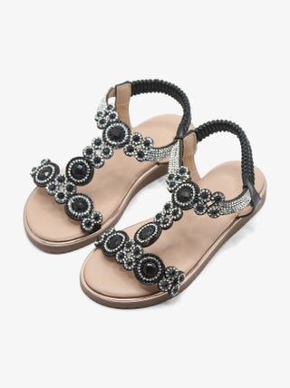 Sandales à élastiques