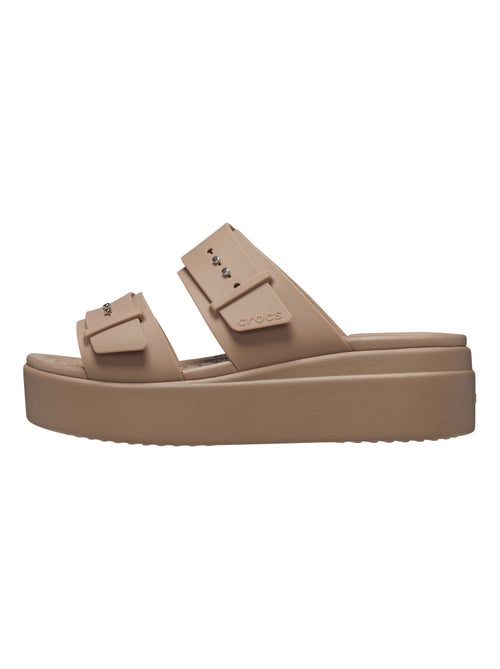 Sandales à Enfiler Crocs Brooklyn Buckle - Kiabi