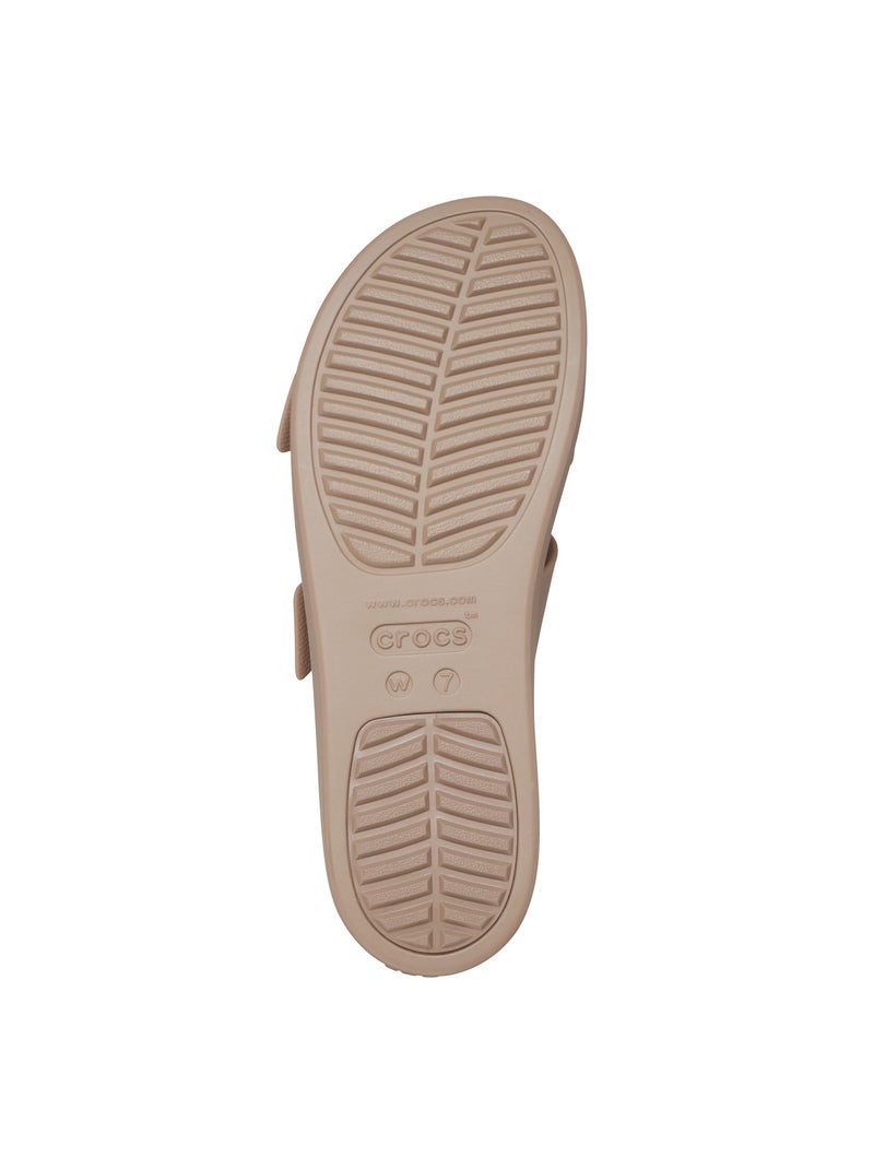 Sandales à Enfiler Crocs Brooklyn Buckle Marron - Kiabi