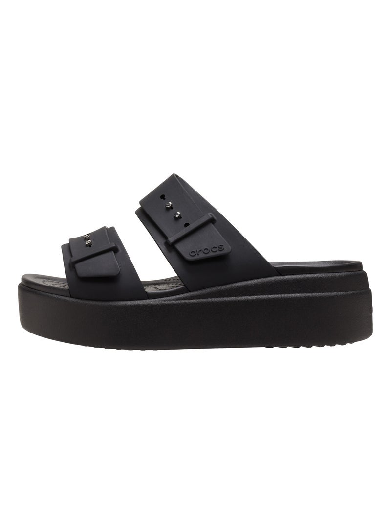 Sandales à Enfiler Crocs Brooklyn Buckle Noir - Kiabi