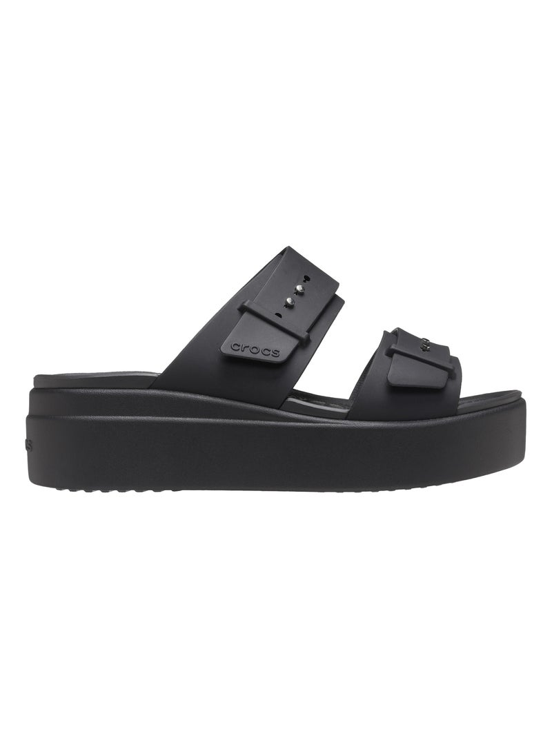 Sandales à Enfiler Crocs Brooklyn Buckle Noir - Kiabi