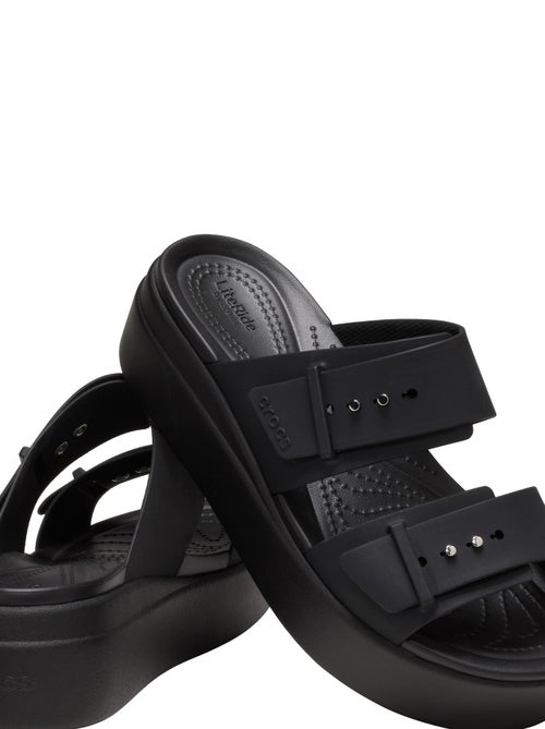 Sandales à Enfiler Crocs Brooklyn Buckle - Kiabi