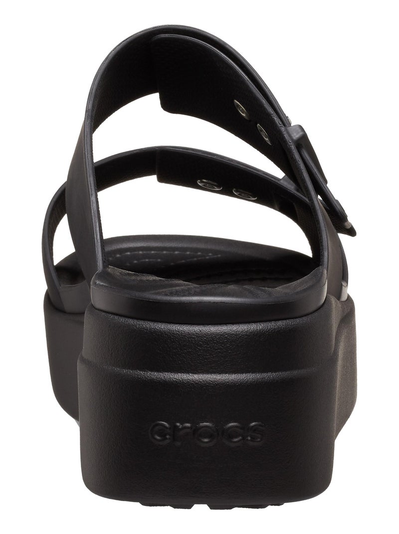 Sandales à Enfiler Crocs Brooklyn Buckle Noir - Kiabi