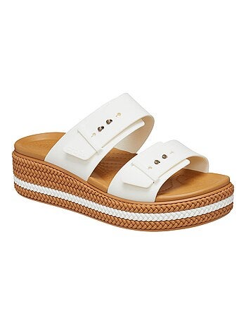 Sandales à Enfiler Crocs Brooklyn Woven Buckle