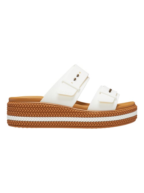 Sandales à Enfiler Crocs Brooklyn Woven Buckle - Kiabi