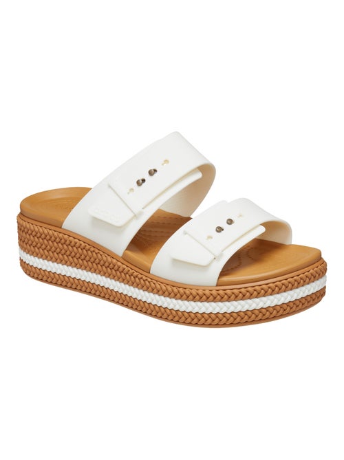 Sandales à Enfiler Crocs Brooklyn Woven Buckle - Kiabi