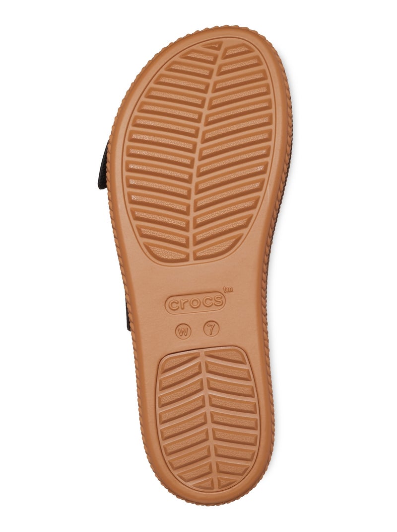Sandales à Enfiler Crocs Brooklyn Woven Buckle Noir - Kiabi