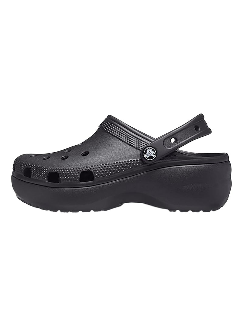 Sandales à Enfiler Crocs Classic Platform Clog Noir - Kiabi