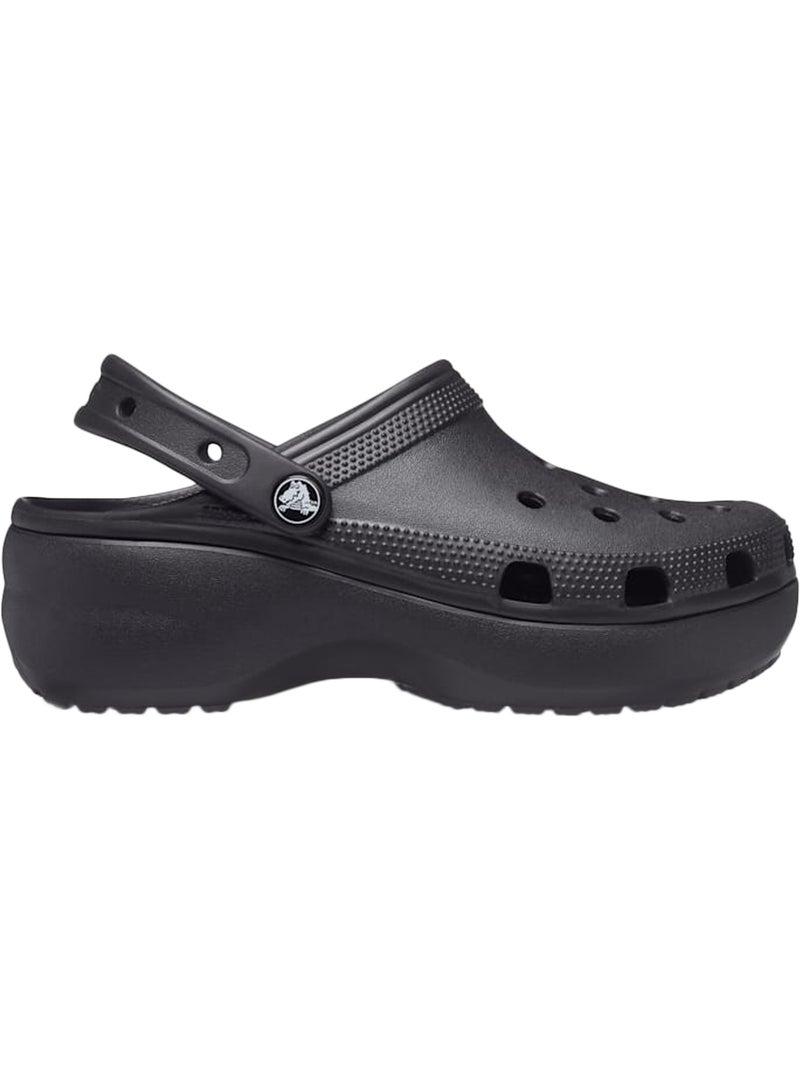 Sandales à Enfiler Crocs Classic Platform Clog Noir - Kiabi