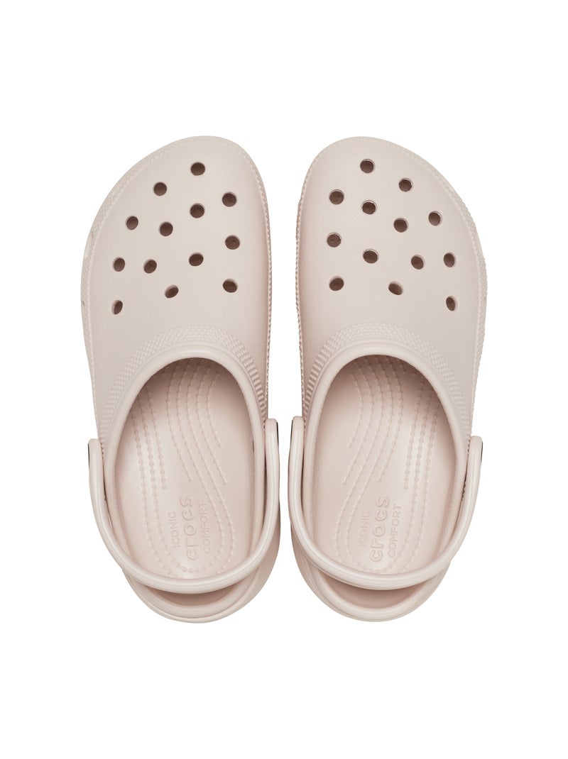 Sandales à Enfiler Crocs Classic Platform Clog Rose - Kiabi