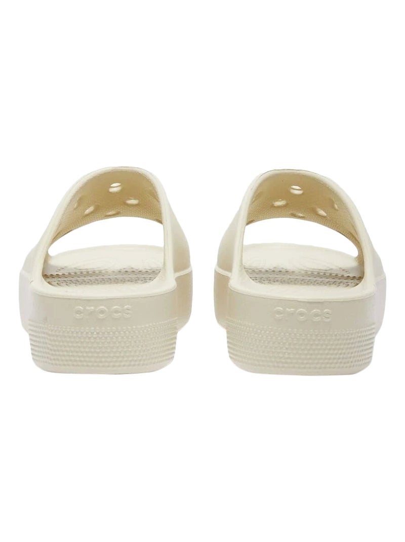 Sandales à Enfiler Crocs Classic Platform Slide Beige - Kiabi