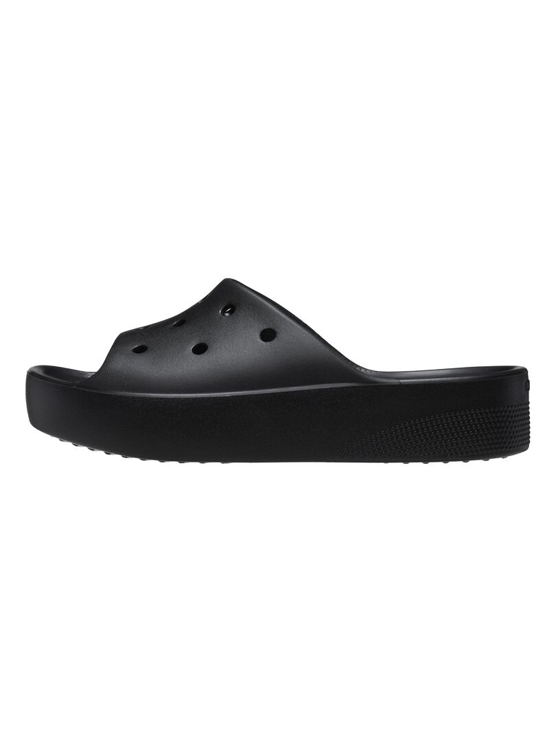 Sandales à Enfiler Crocs Classic Platform Slide Noir - Kiabi