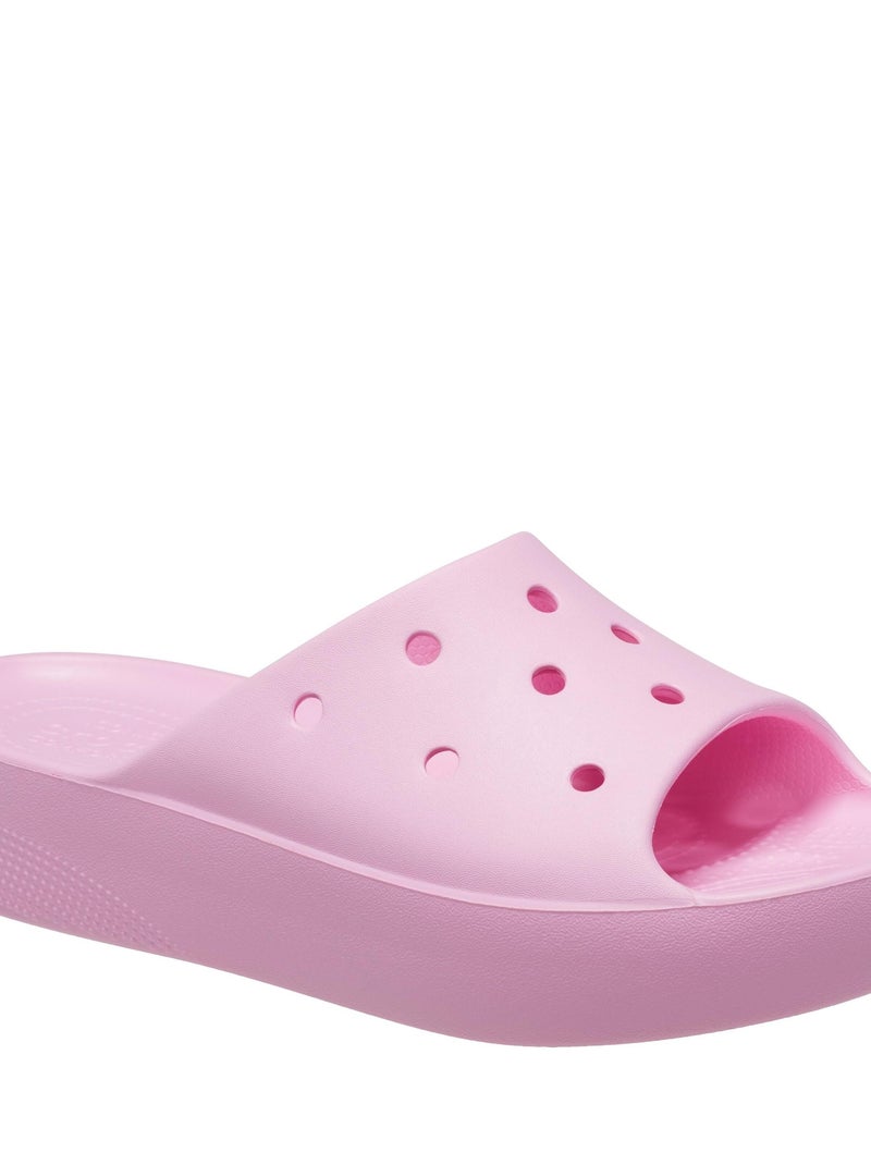 Sandales à Enfiler Crocs Classic Platform Slide Rose - Kiabi