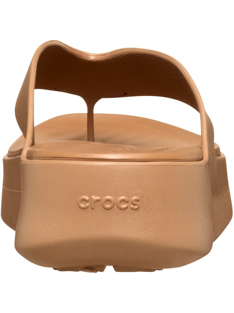 Sandales à Enfiler Crocs Getaway Platform Flip Marron - Kiabi