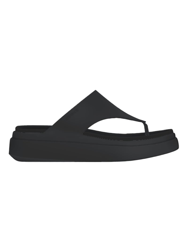 Sandales à Enfiler Crocs Getaway Platform Flip Noir - Kiabi