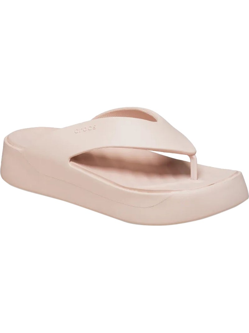Sandales à Enfiler Crocs Getaway Platform Flip Rose - Kiabi