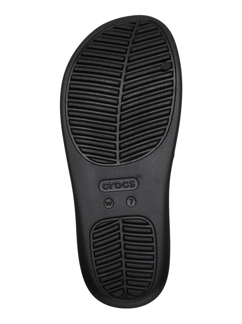 Sandales à Enfiler Crocs Getaway Platform Noir - Kiabi