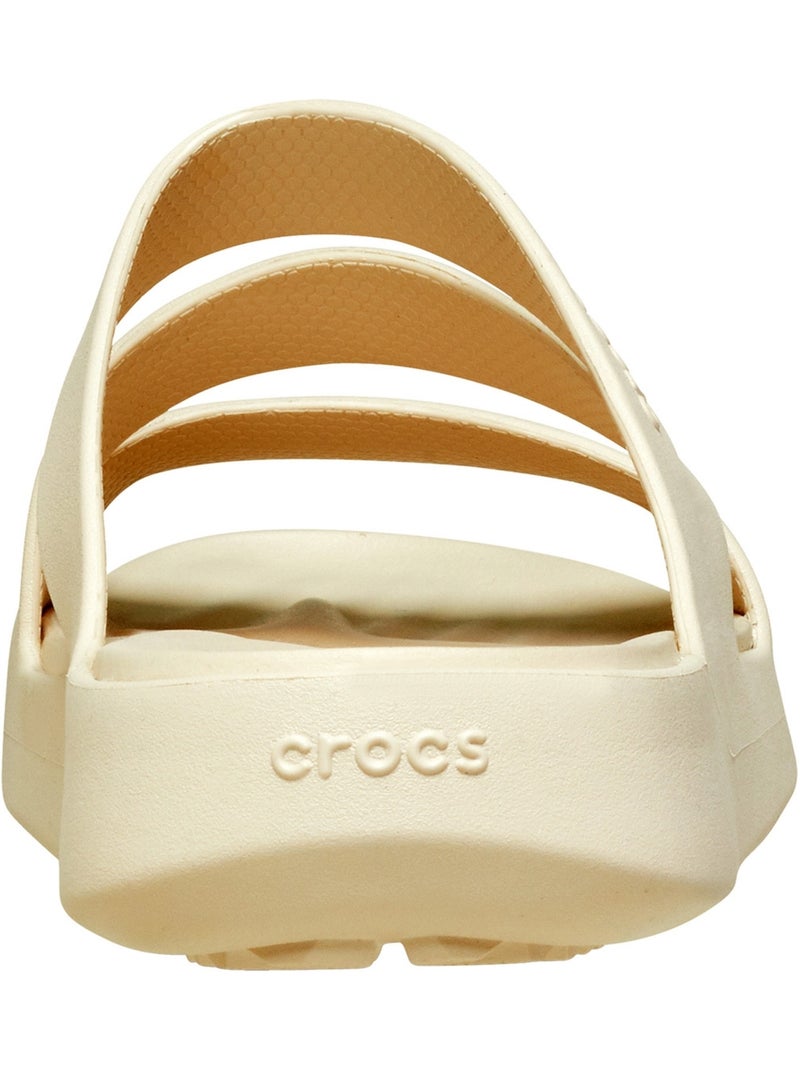 Sandales à Enfiler Crocs Getaway Strappy Beige - Kiabi