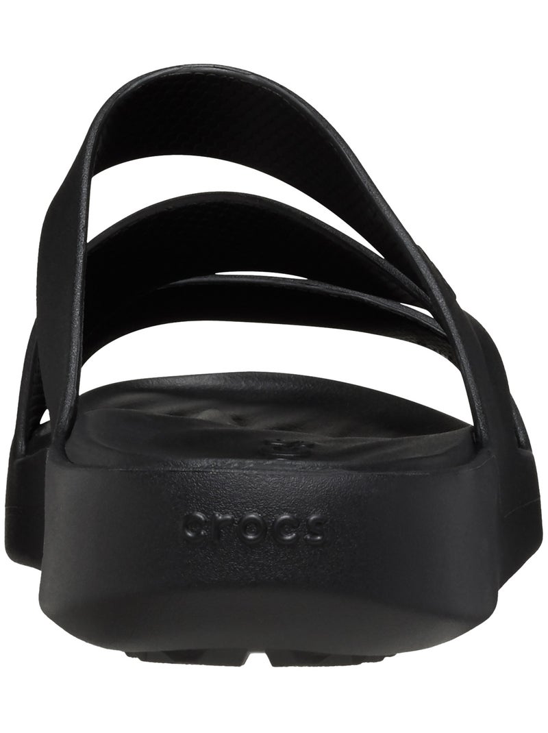 Sandales à Enfiler Crocs Getaway Strappy Noir - Kiabi