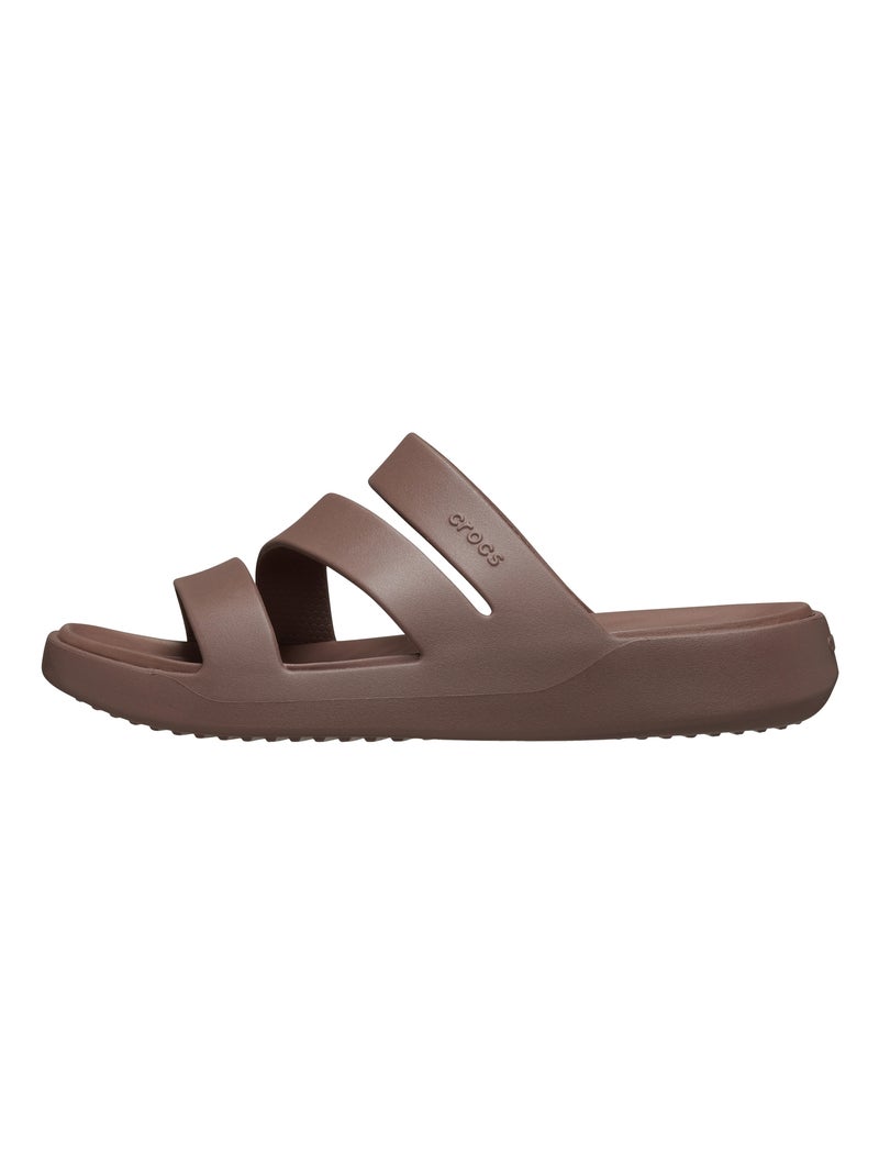 Sandales à Enfiler Crocs Getaway Strappy Vert - Kiabi