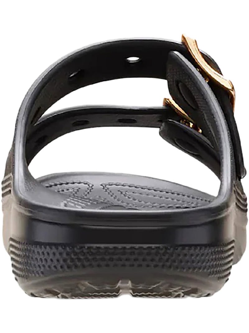 Sandales à Enfiler Crocs Saturdaymetallic Bucklesandalw Noir - Kiabi