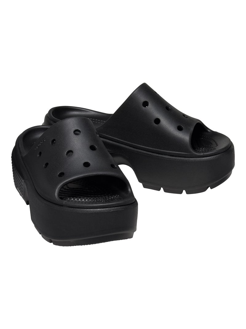 Sandales à Enfiler Crocs Stomp Noir - Kiabi